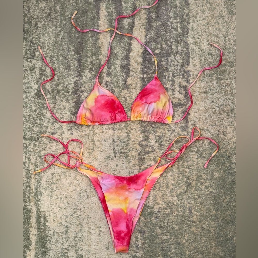 Vibrant Tie-Dye Bikini Set